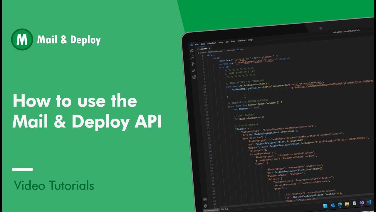 Powerful use of the Mail & Deploy API
