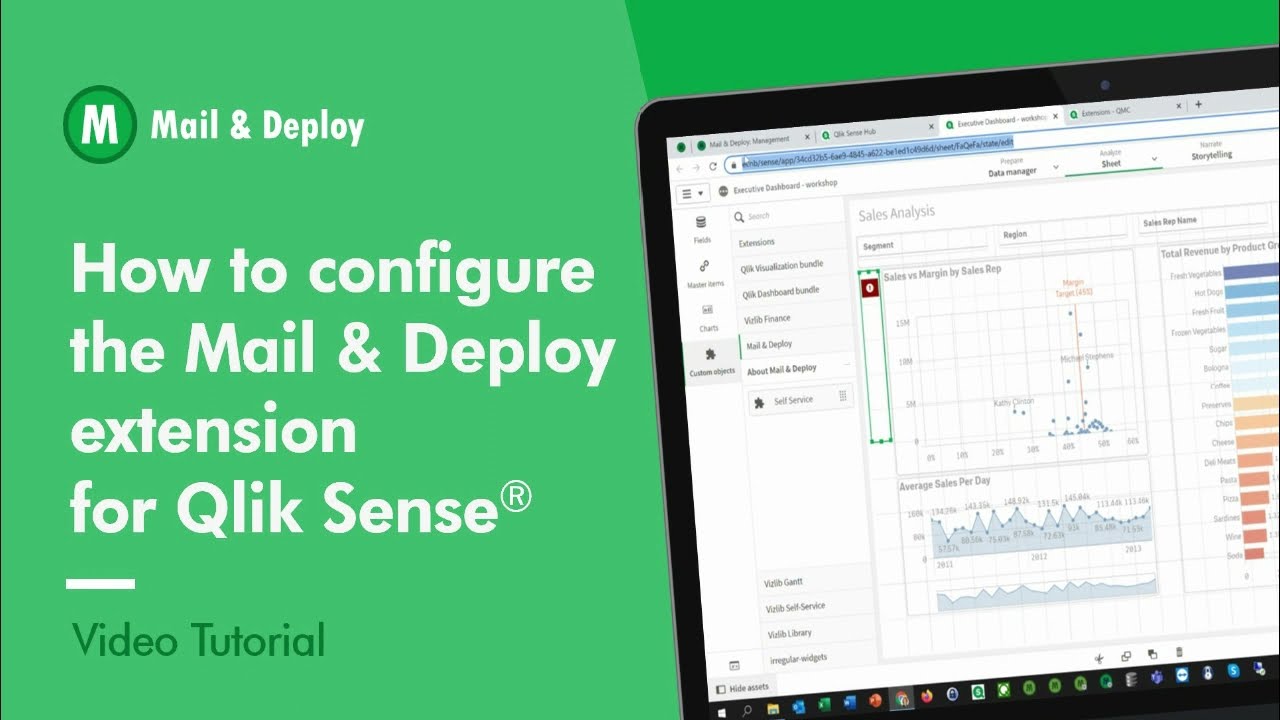 How to configure the Mail & Deploy Self-Service extension for Qlik Sense