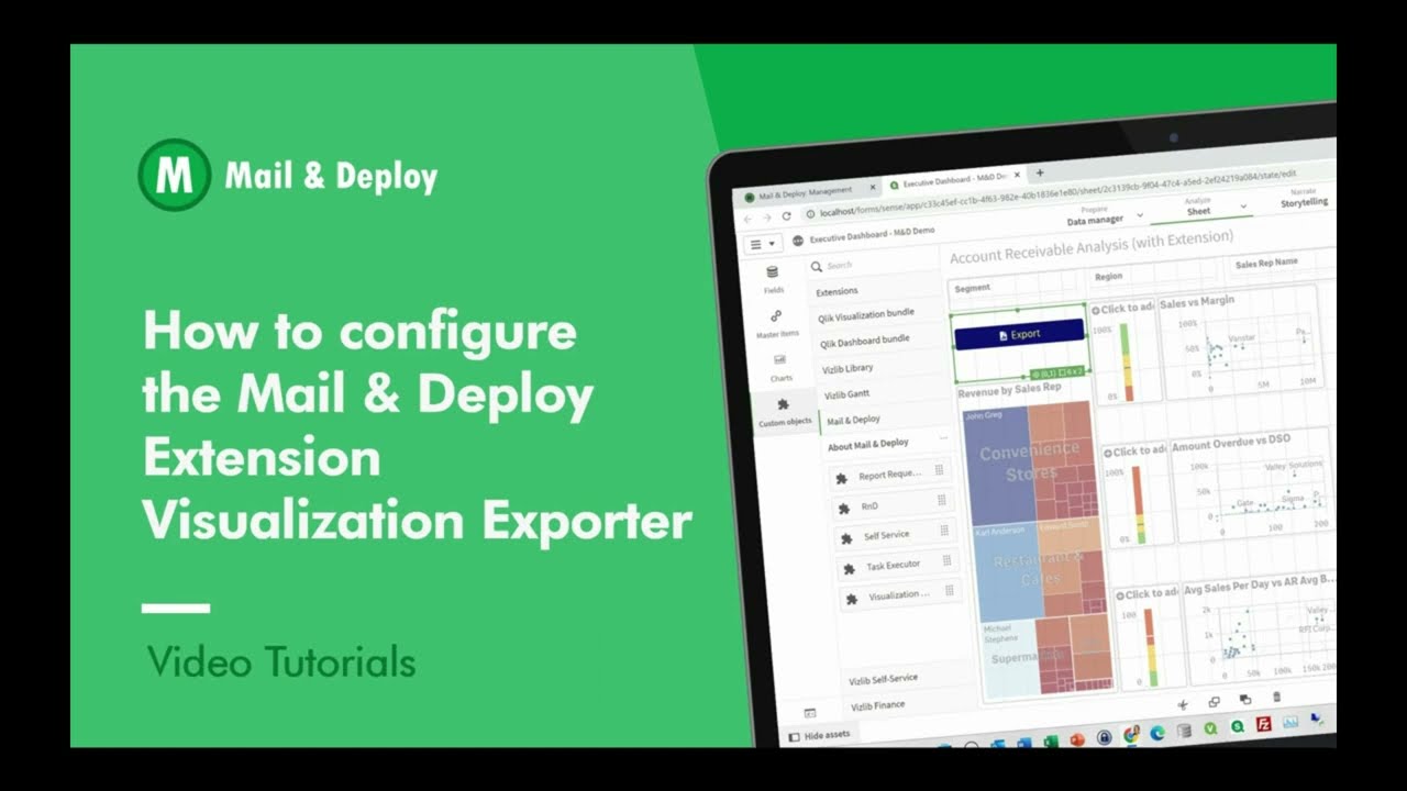 How to configure the Mail & Deploy Extension Visualization Exporter