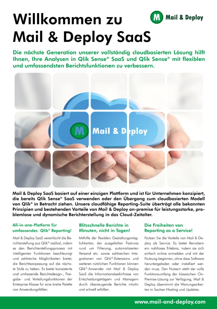 Factsheet Mail & Deploy SaaS DE Version