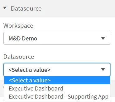 Datasource Selection in Mail & Deploy Self-Service Extension