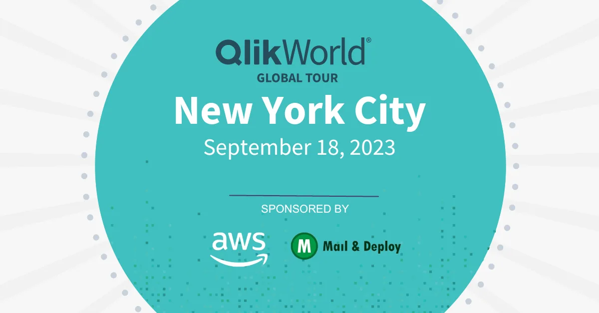 QlikWorld Tour 2023 in New York City!