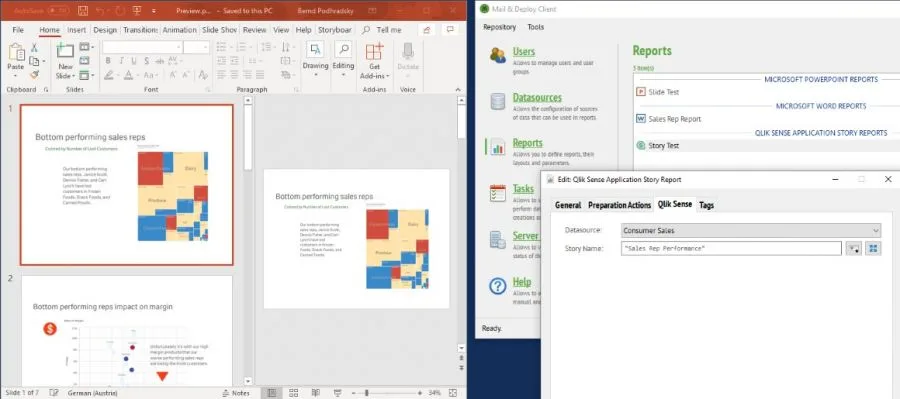 Qlik Sense Story Telling Support