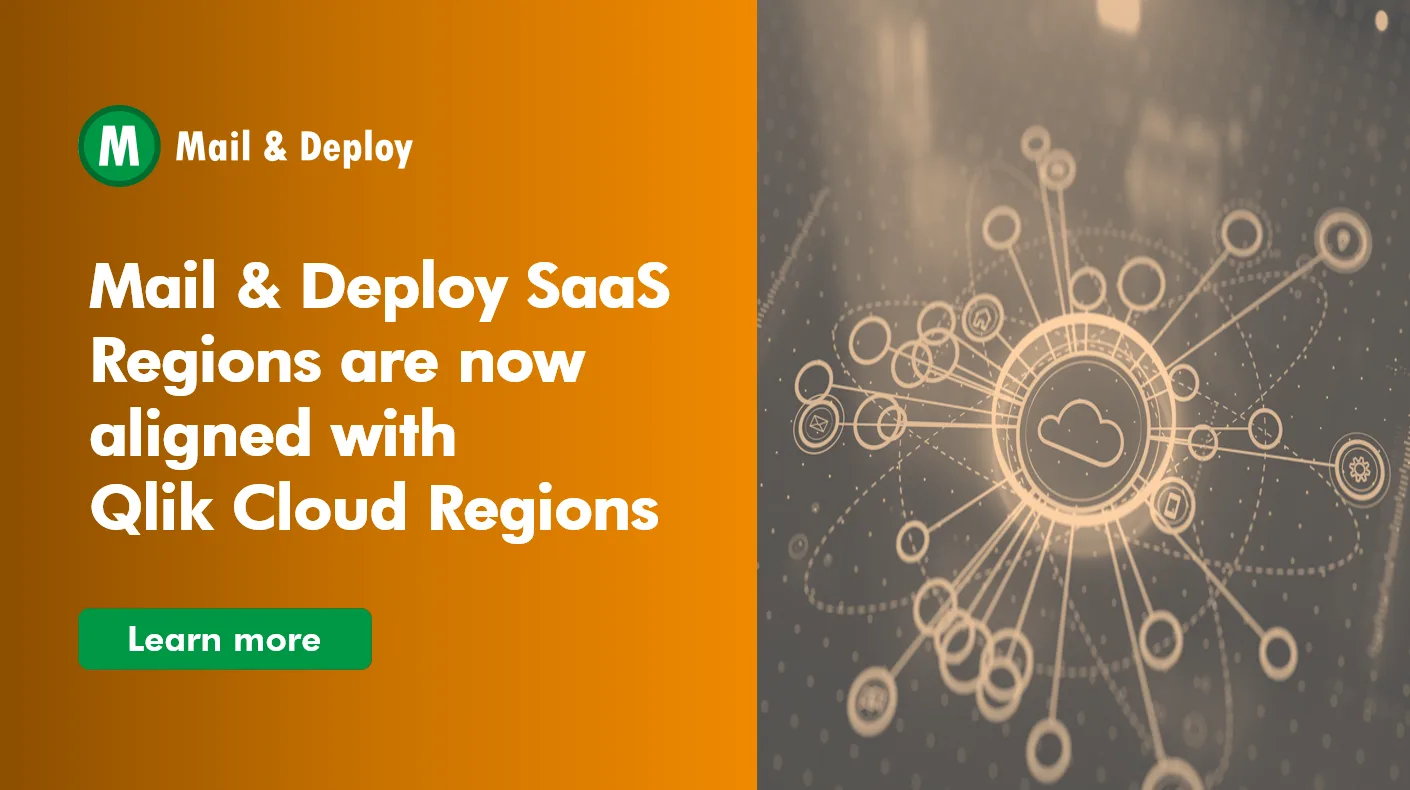 Migración de Mail & Deploy SaaS para alinearse con las regiones de Qlik Cloud
