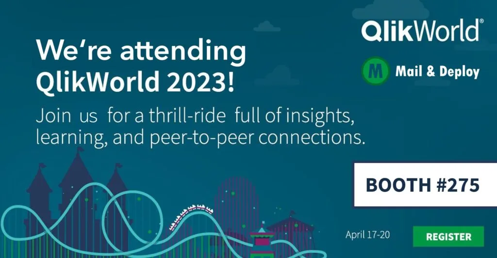 Booth 275 QlikWorld 2023