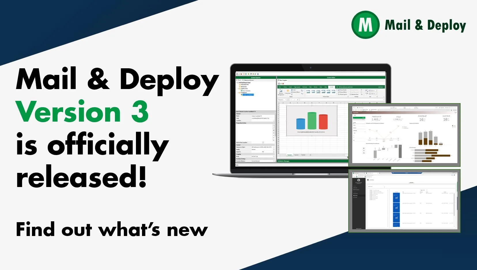 Out now! New software release: Mail & Deploy Version 3 is here!