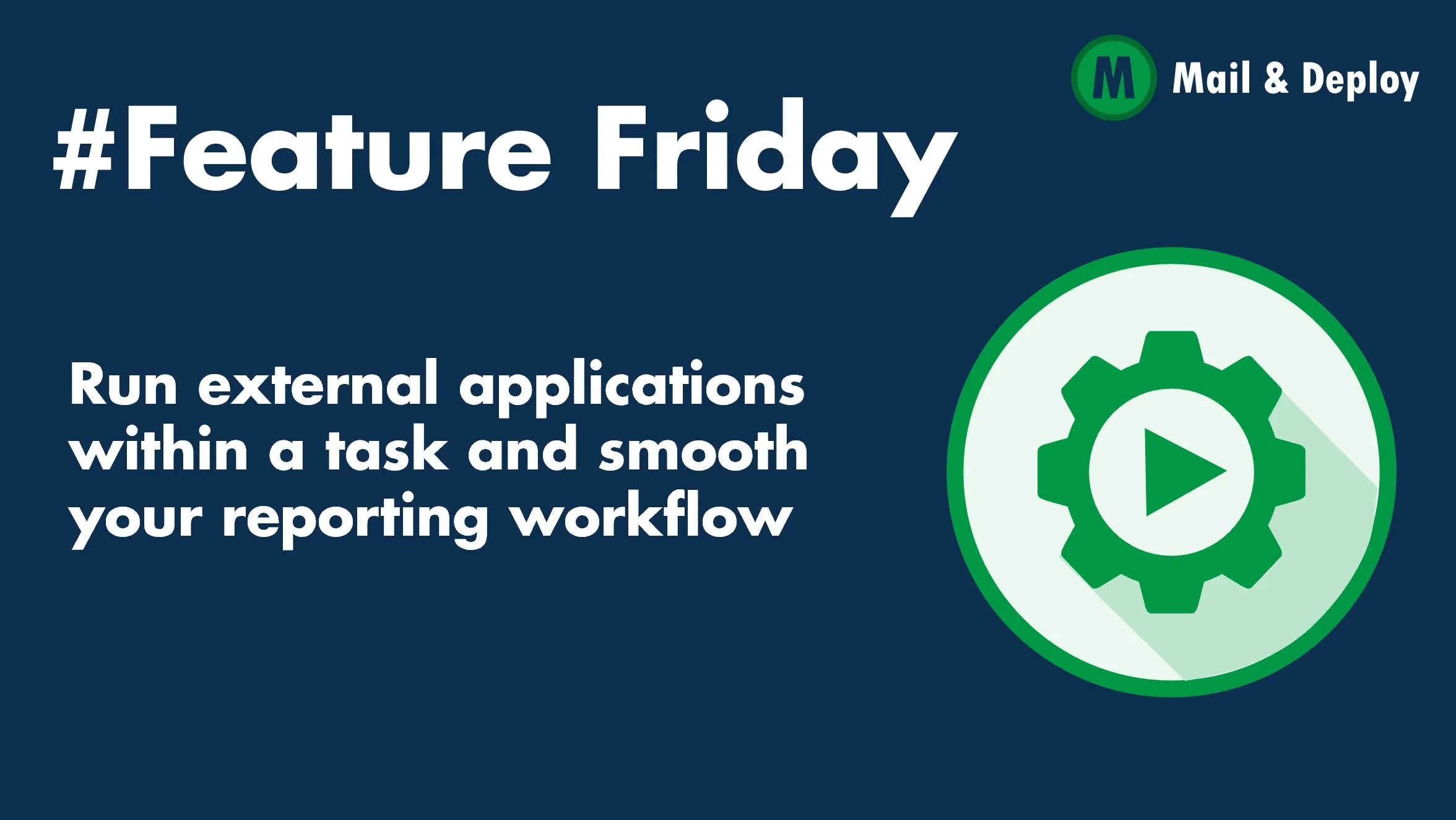 #Feature Friday - Run Application