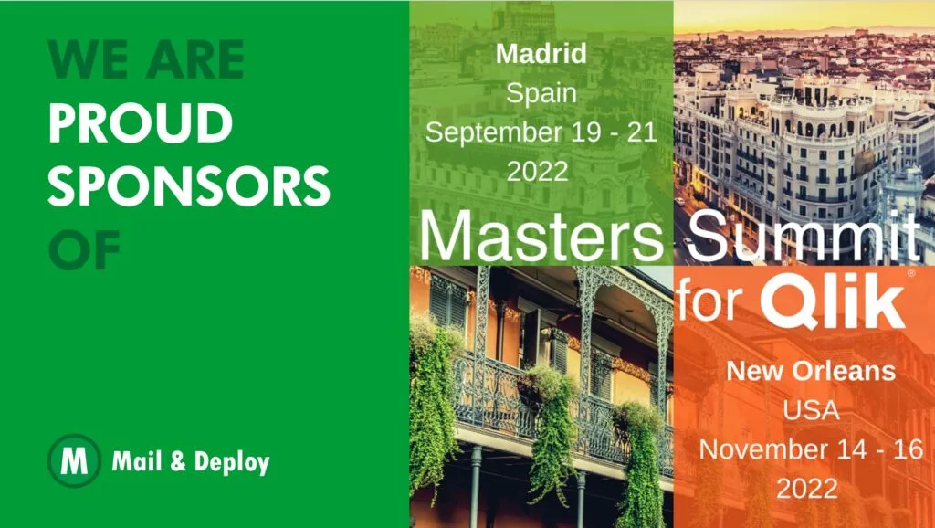 Mail & Deploy is proudly sponsoring the Masters Summit for Qlik