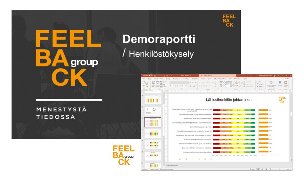 Customer insights — PowerPoint report generated with Mail & Deploy